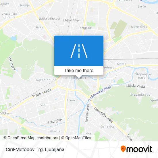 Ciril-Metodov Trg map