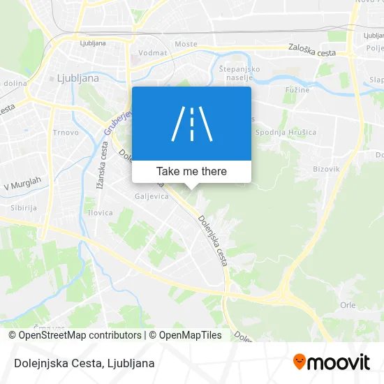 Dolejnjska Cesta map