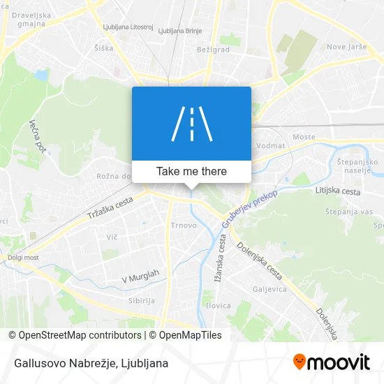 Gallusovo Nabrežje map