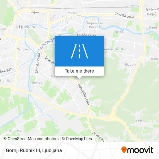 Gornji Rudnik III map
