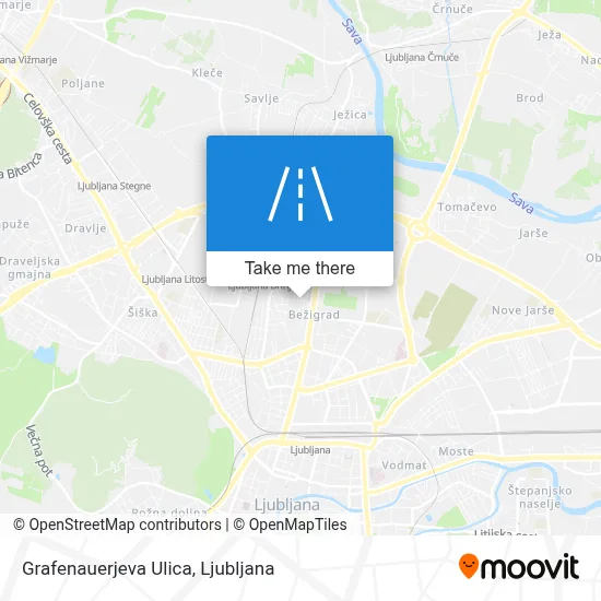 Grafenauerjeva Ulica map