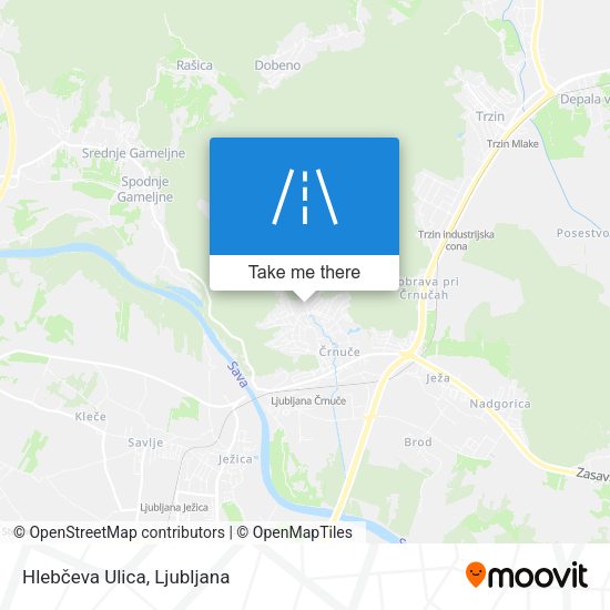 Hlebčeva Ulica map