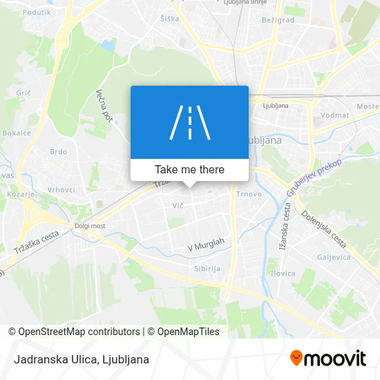 Jadranska Ulica map