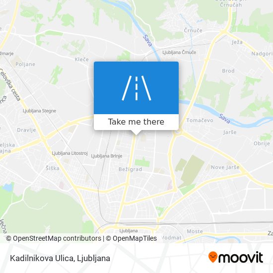 Kadilnikova Ulica map