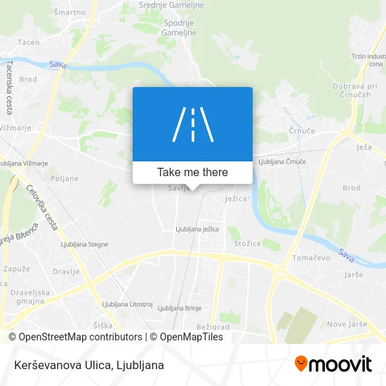 Kerševanova Ulica map