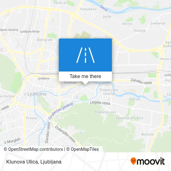 Klunova Ulica map