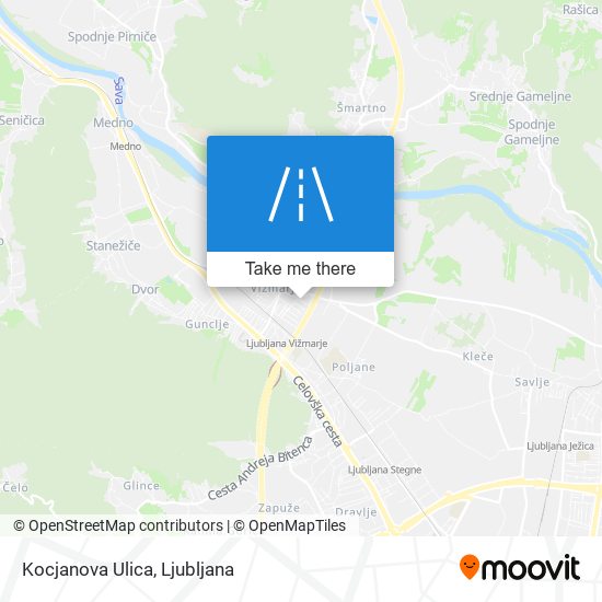 Kocjanova Ulica map