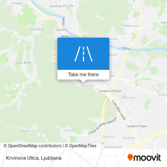 Krvinova Ulica map