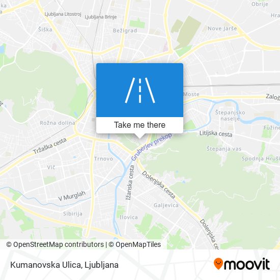 Kumanovska Ulica map
