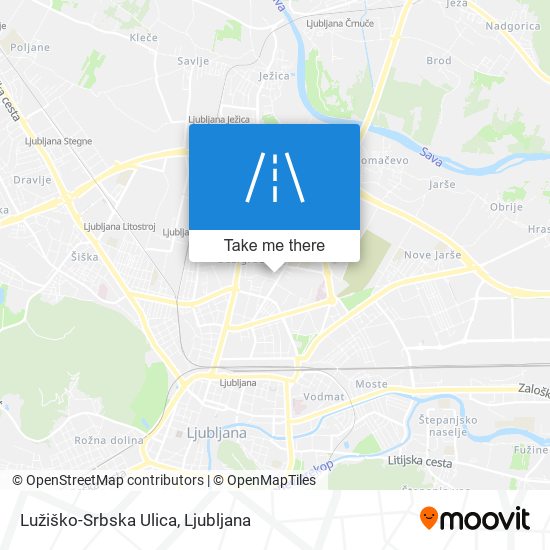 Lužiško-Srbska Ulica map