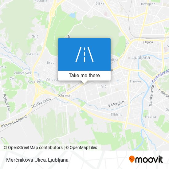 Merčnikova Ulica map