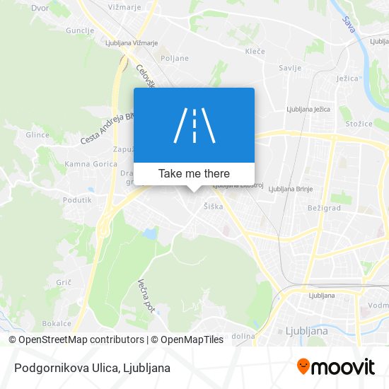 Podgornikova Ulica map