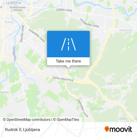 Rudnik II map