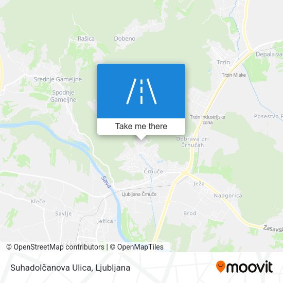Suhadolčanova Ulica map