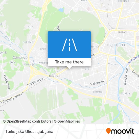 Tbilisijska Ulica map
