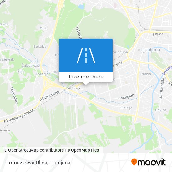 Tomažičeva Ulica map