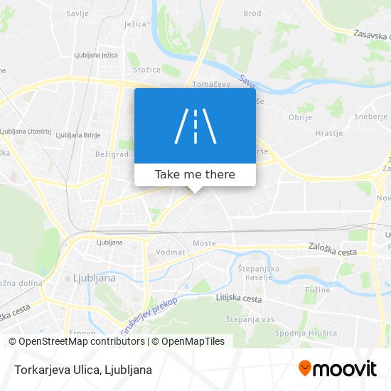 Torkarjeva Ulica map