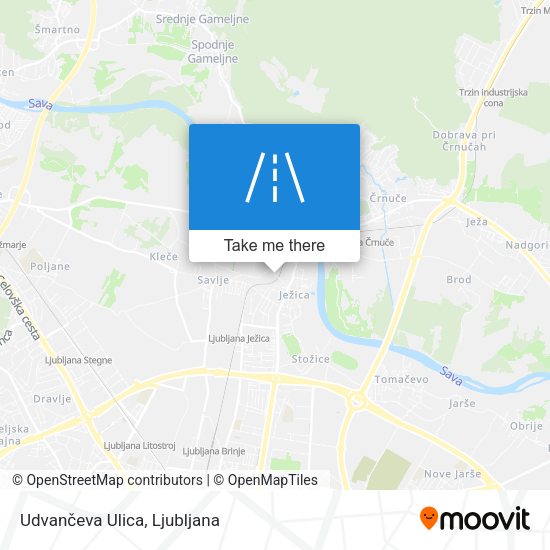 Udvančeva Ulica map