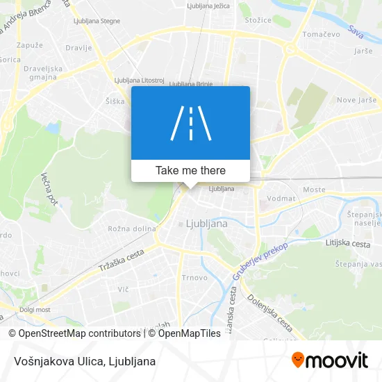 Vošnjakova Ulica map