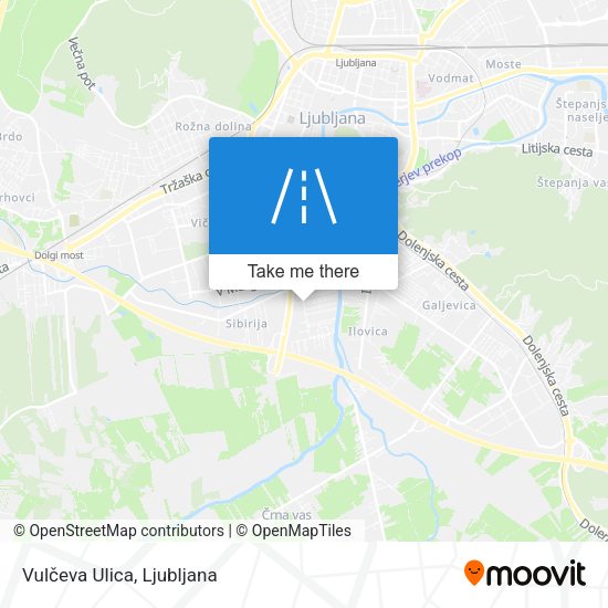Vulčeva Ulica map