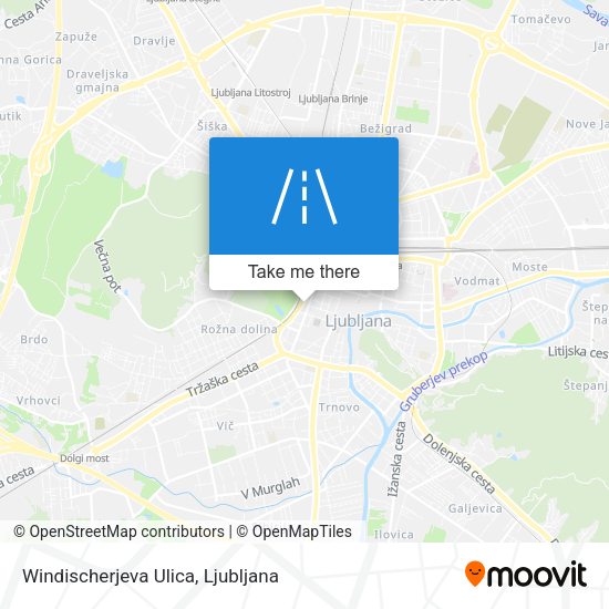 Windischerjeva Ulica map