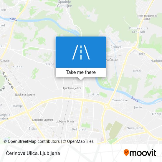 Čerinova Ulica map
