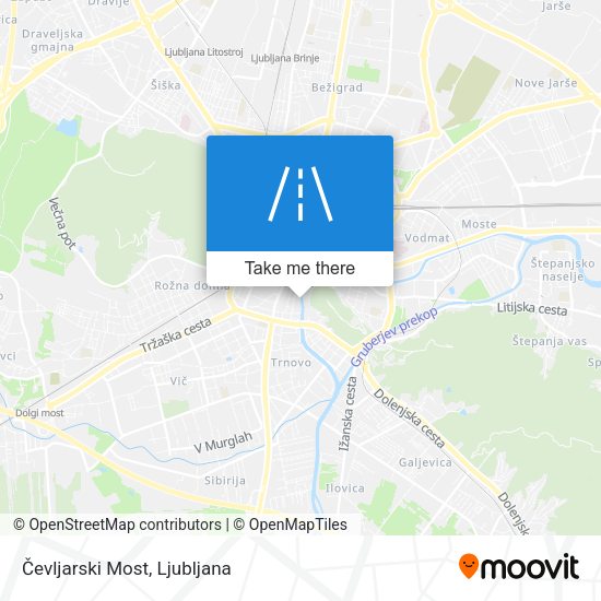 Čevljarski Most map