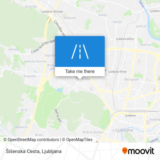 Šišenska Cesta map