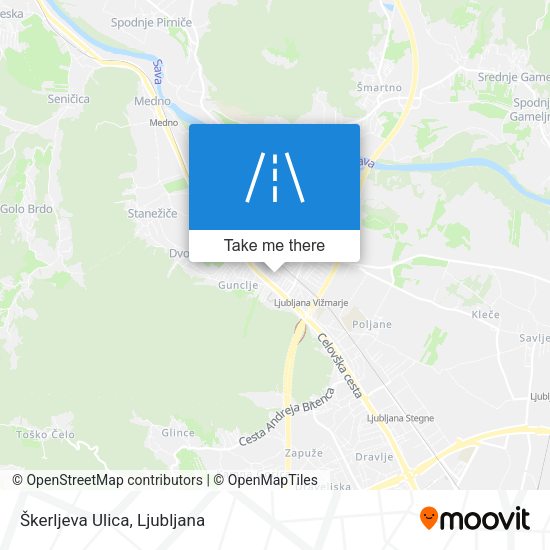 Škerljeva Ulica map