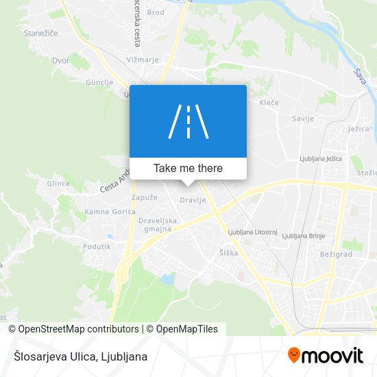 Šlosarjeva Ulica map