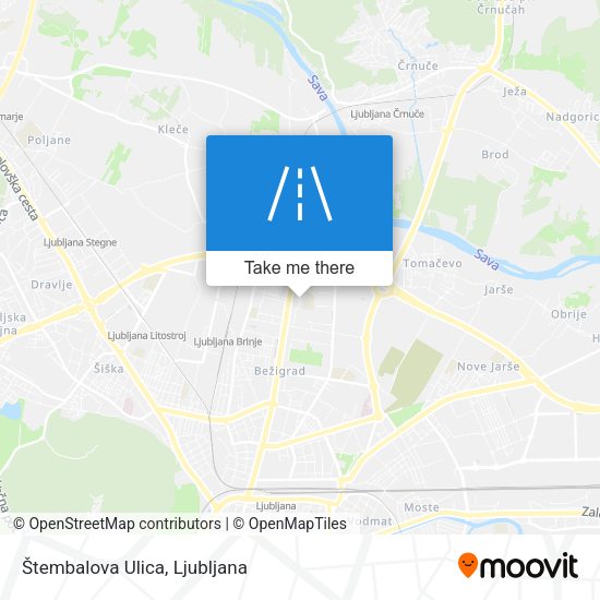 Štembalova Ulica map