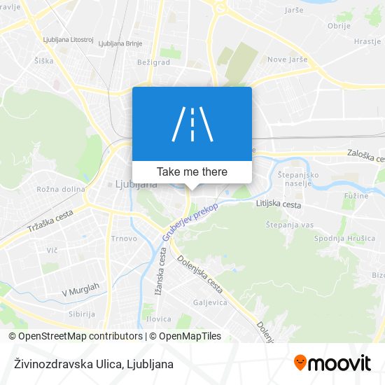 Živinozdravska Ulica map