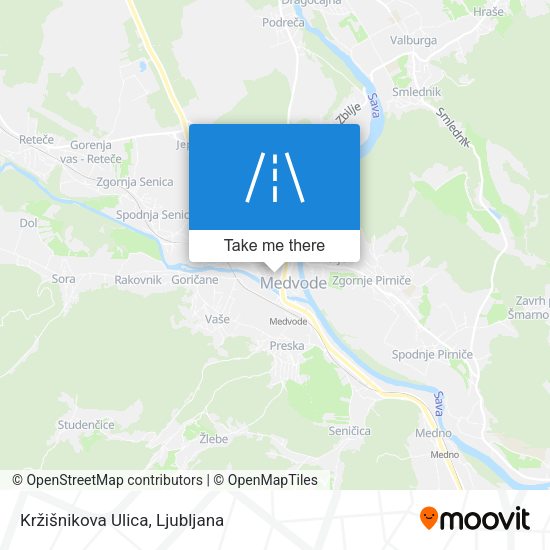 Kržišnikova Ulica map