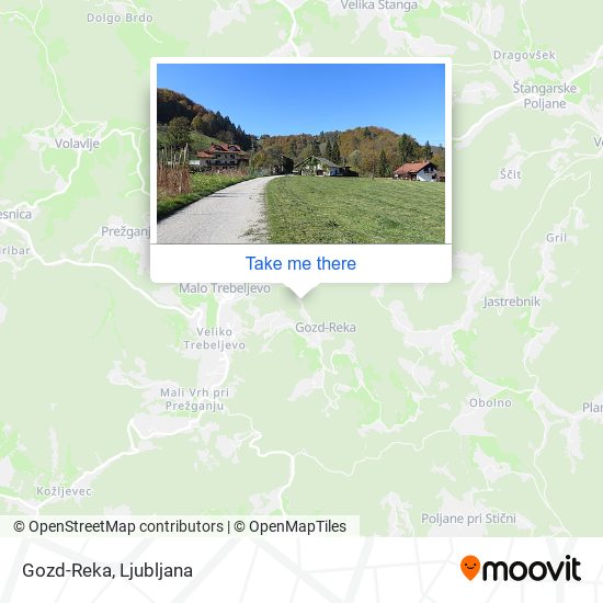 Gozd-Reka map