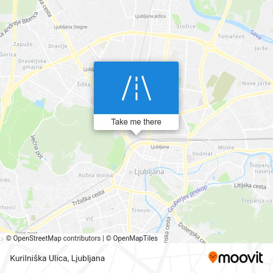 Kurilniška Ulica map