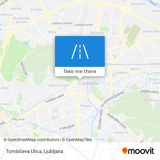 Tomšičeva Ulica map