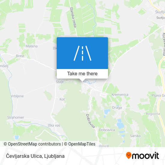 Čevljarska Ulica map