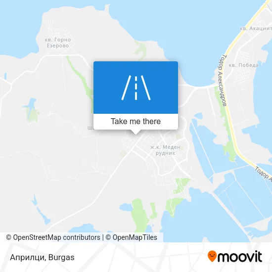 Априлци map