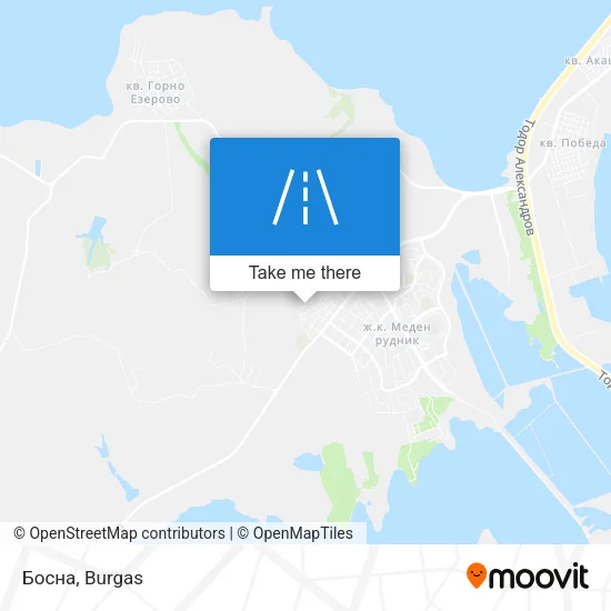 Карта Босна