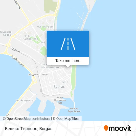 Карта Велико Търново