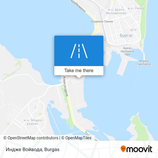 Индже Войвода map
