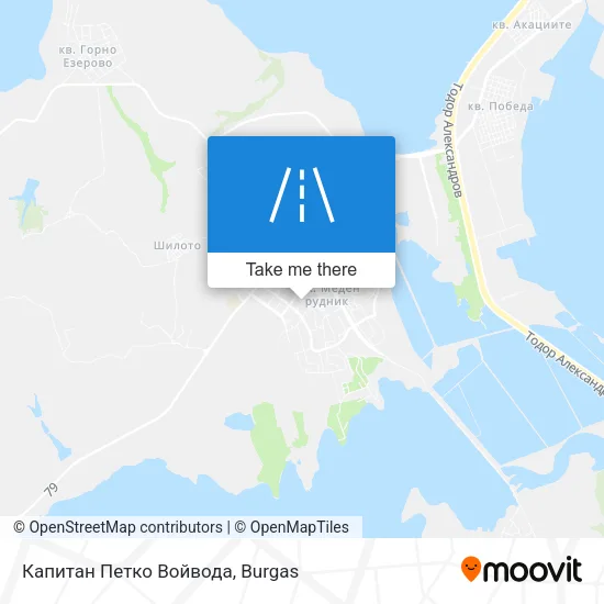 Карта Капитан Петко Войвода