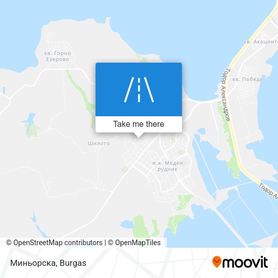 Карта Миньорска