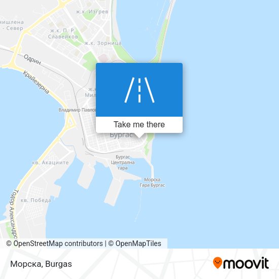 Морска map