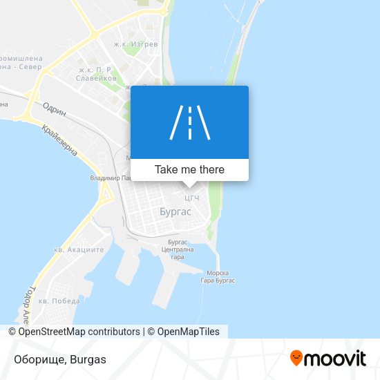 Оборище map