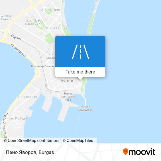 Пейо Яворов map