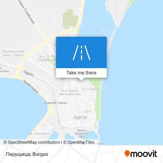 Карта Перущица
