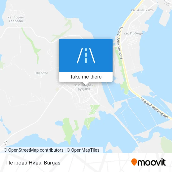 Карта Петрова Нива