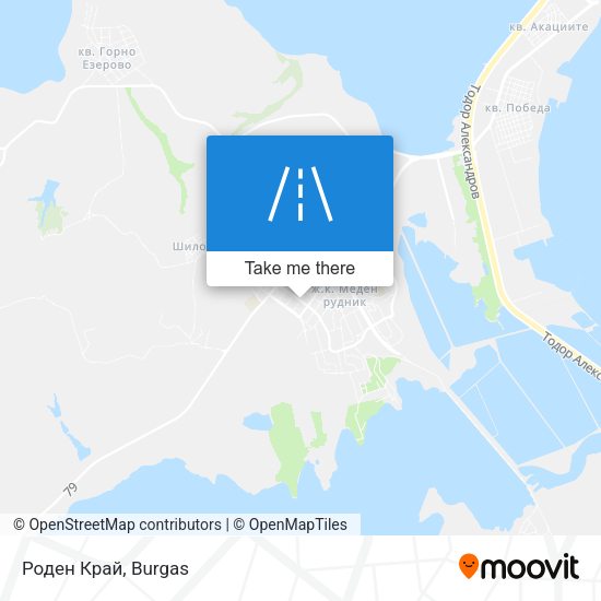Роден Край map