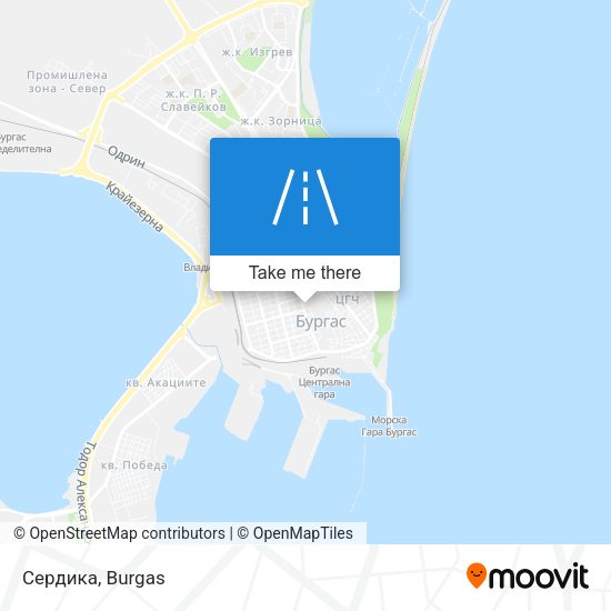 Сердика map